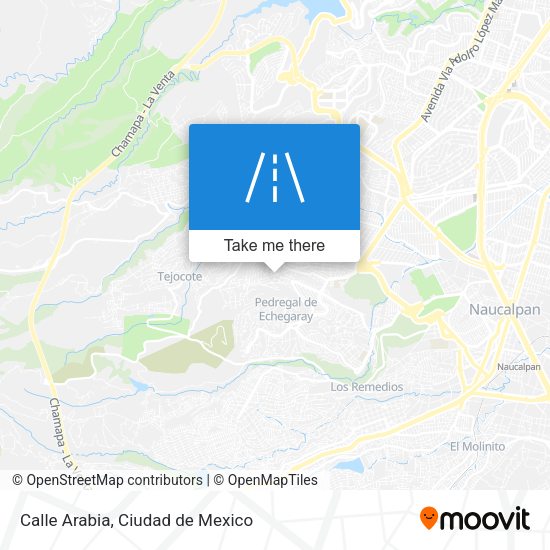 Mapa de Calle Arabia