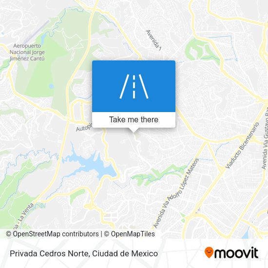 Mapa de Privada Cedros Norte