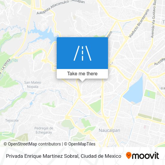 Mapa de Privada Enrique Martínez Sobral