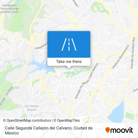 Calle Segunda Callejón del Calvario map