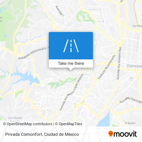 Privada Comonfort map