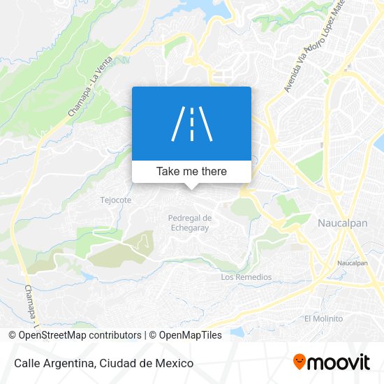 Mapa de Calle Argentina