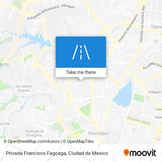 Privada Francisco Fagoaga map