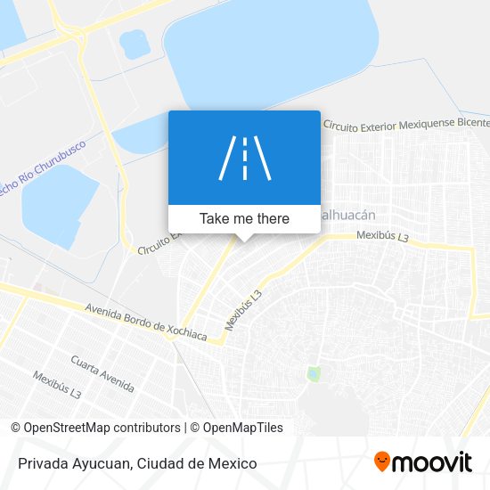 Privada Ayucuan map