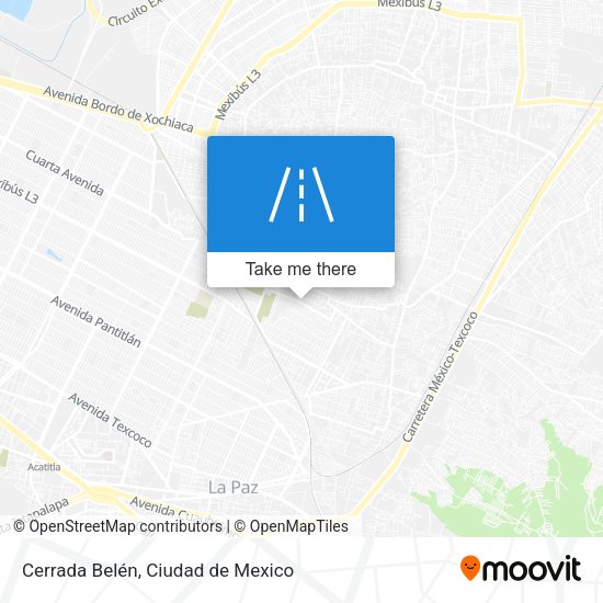 Cerrada Belén map
