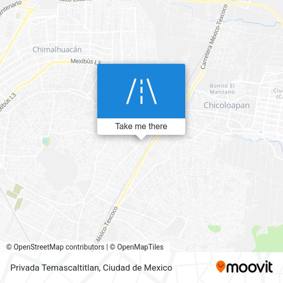 Privada Temascaltitlan map