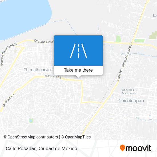 Calle Posadas map