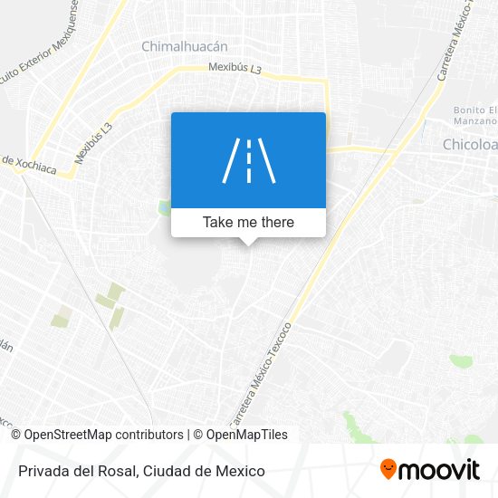 Privada del Rosal map