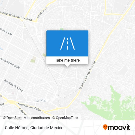 Calle Héroes map