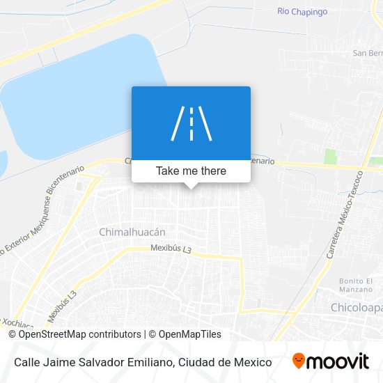 Mapa de Calle Jaime Salvador Emiliano