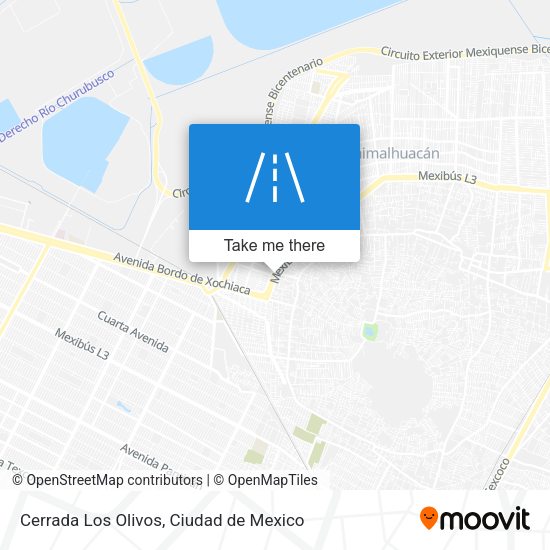 Cerrada Los Olivos map