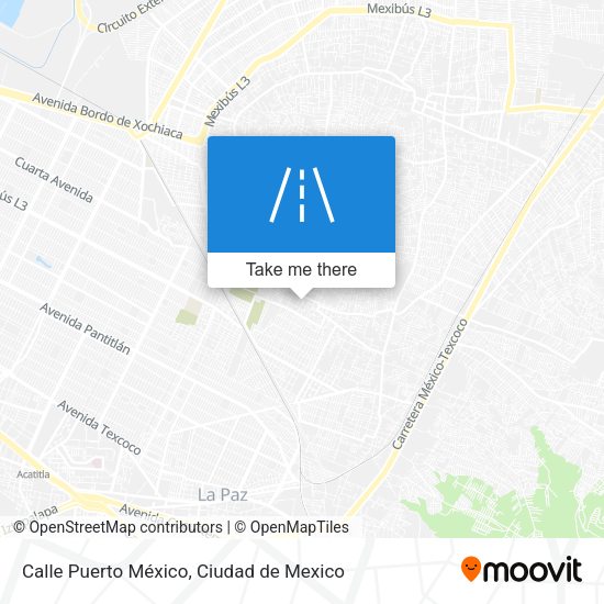 Mapa de Calle Puerto México