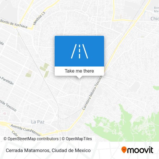 Cerrada Matamoros map