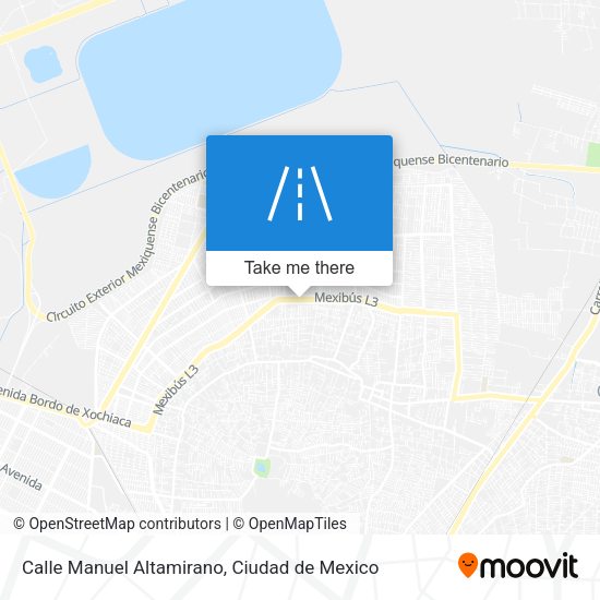 Mapa de Calle Manuel Altamirano