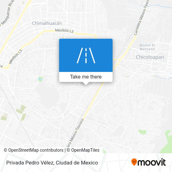 Privada Pedro Vélez map