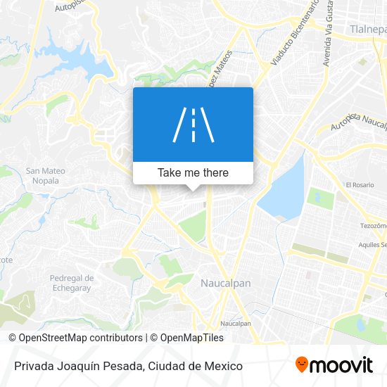 Mapa de Privada Joaquín Pesada
