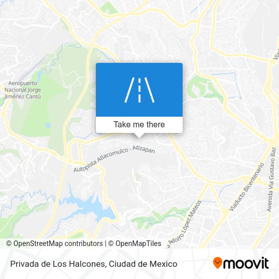 Privada de Los Halcones map