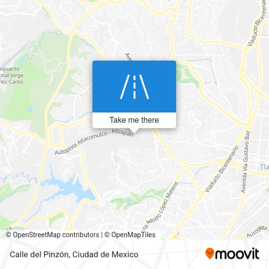 Mapa de Calle del Pinzón