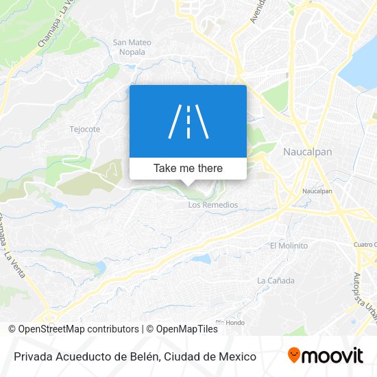 Mapa de Privada Acueducto de Belén