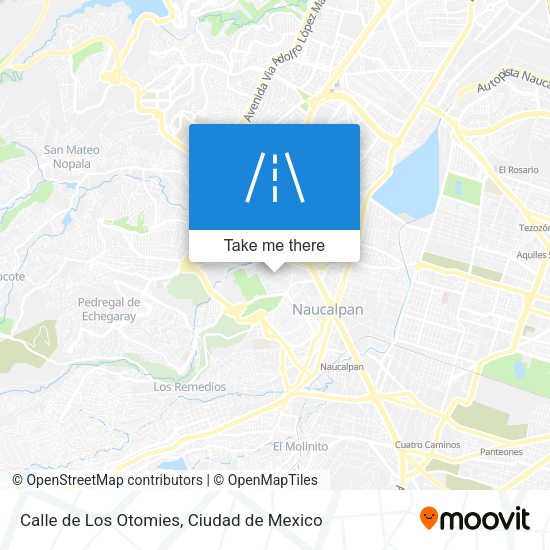 Calle de Los Otomies map