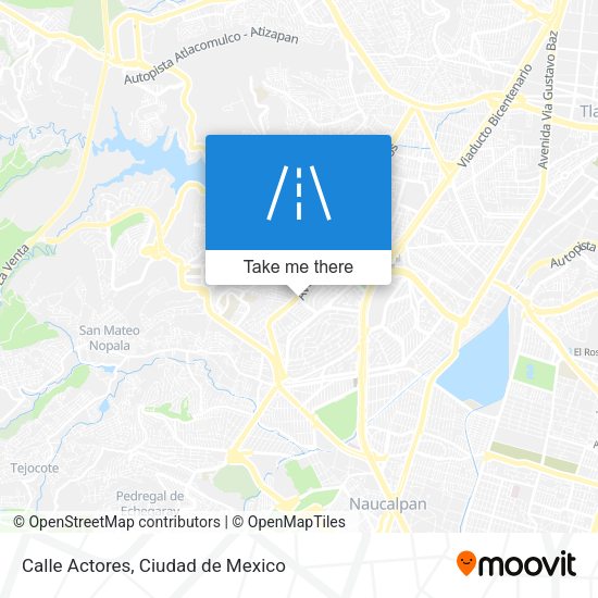 Calle Actores map