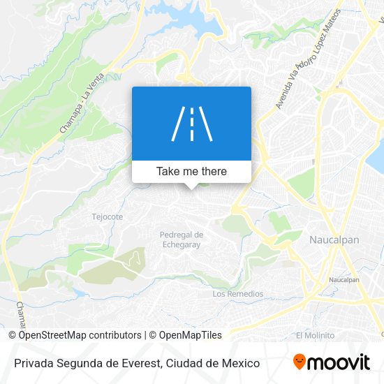 Privada Segunda de Everest map