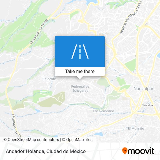 Andador Holanda map