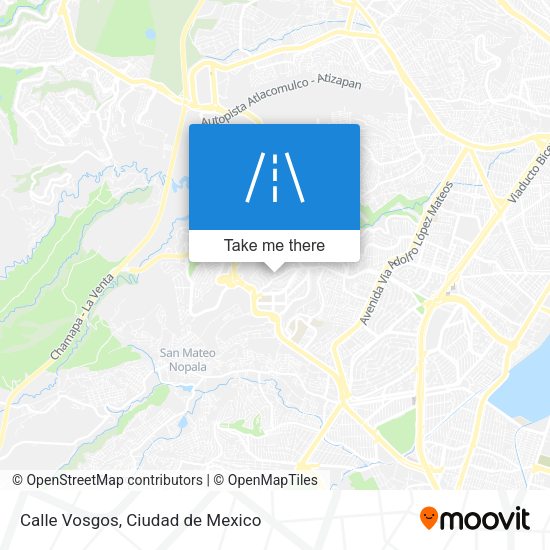 Mapa de Calle Vosgos