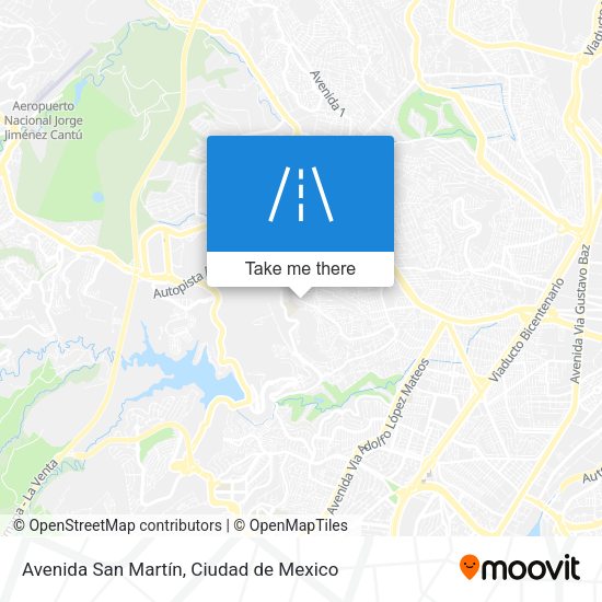 Avenida San Martín map