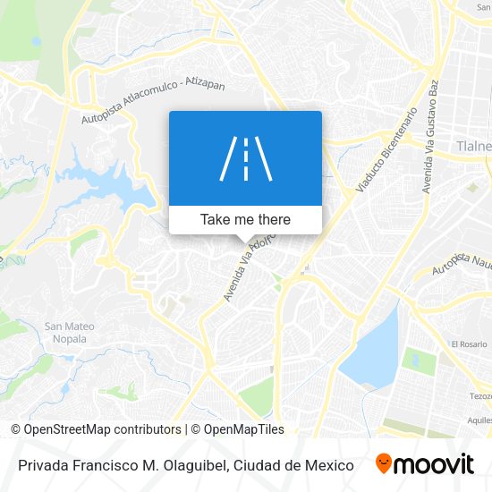 Privada Francisco M. Olaguibel map