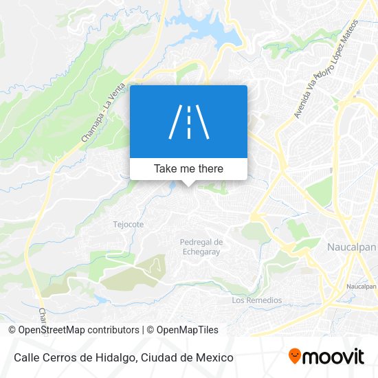 Calle Cerros de Hidalgo map