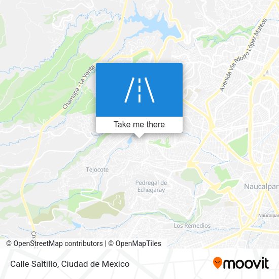 Calle Saltillo map