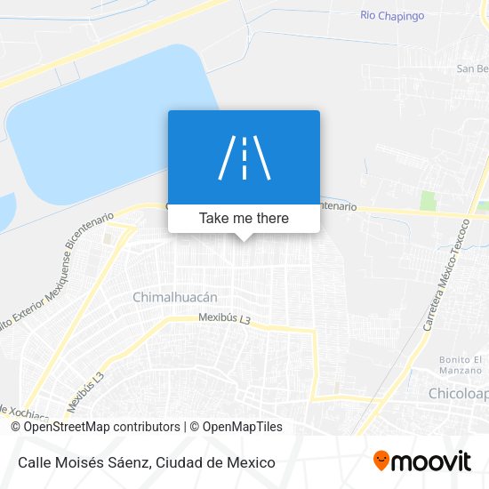 Mapa de Calle Moisés Sáenz