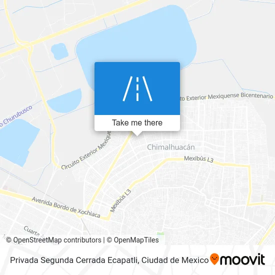 Privada Segunda Cerrada Ecapatli map