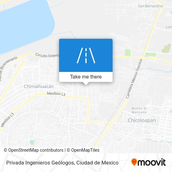 Privada Ingenieros Geólogos map