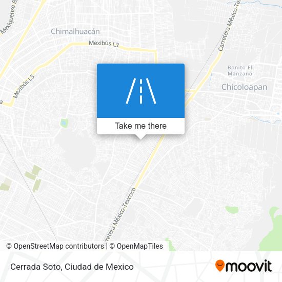 Mapa de Cerrada Soto