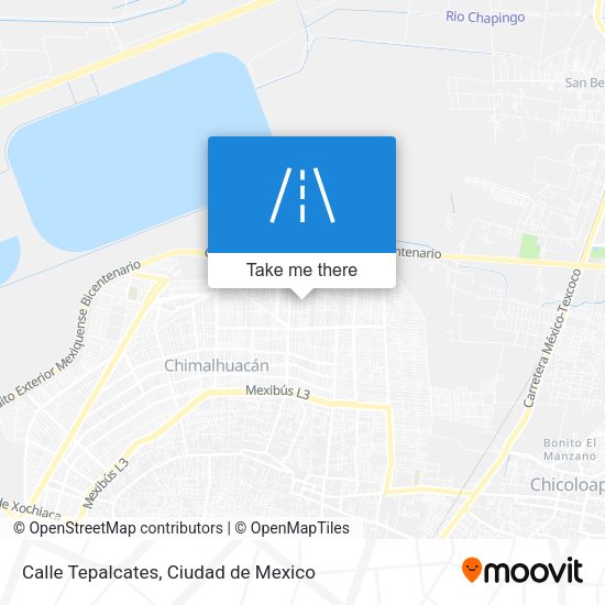 Mapa de Calle Tepalcates