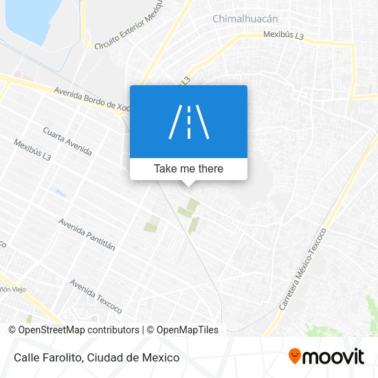 Calle Farolito map