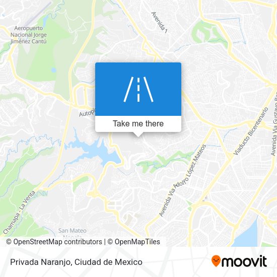 Privada Naranjo map