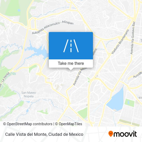 Calle Vista del Monte map