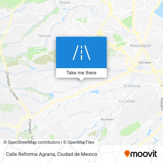 Mapa de Calle Reforma Agraria