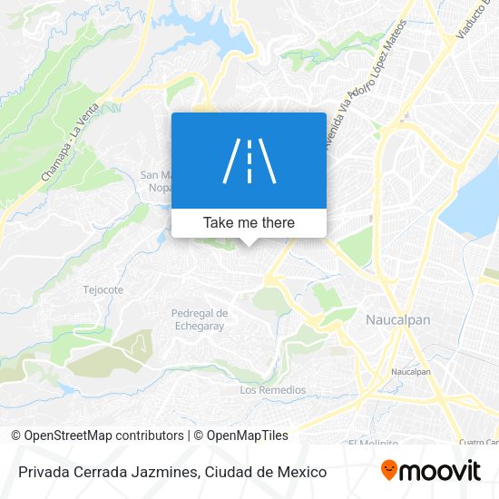 Privada Cerrada Jazmines map