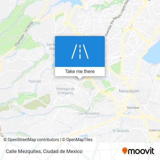 Calle Mezquites map