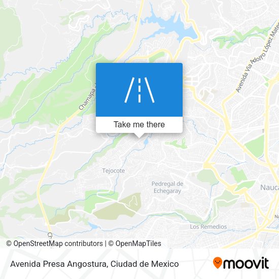 Mapa de Avenida Presa Angostura