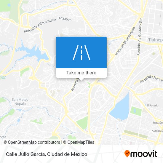 Mapa de Calle Julio García