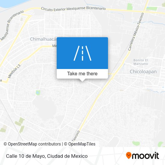 Calle 10 de Mayo map