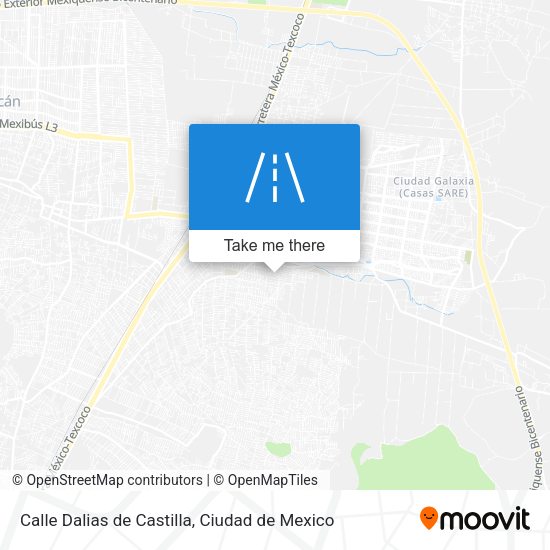 Calle Dalias de Castilla map