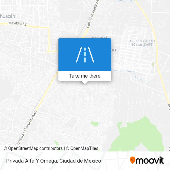 Mapa de Privada Alfa Y Omega