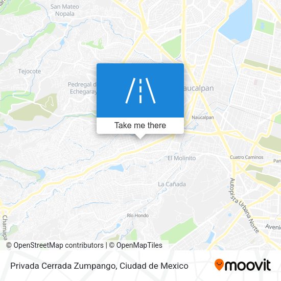 Privada Cerrada Zumpango map
