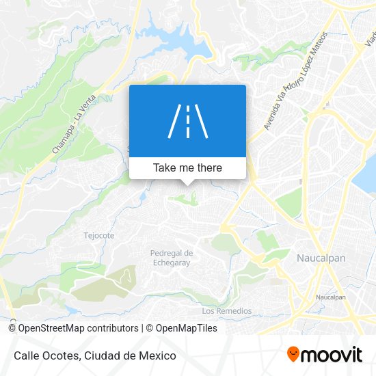Mapa de Calle Ocotes